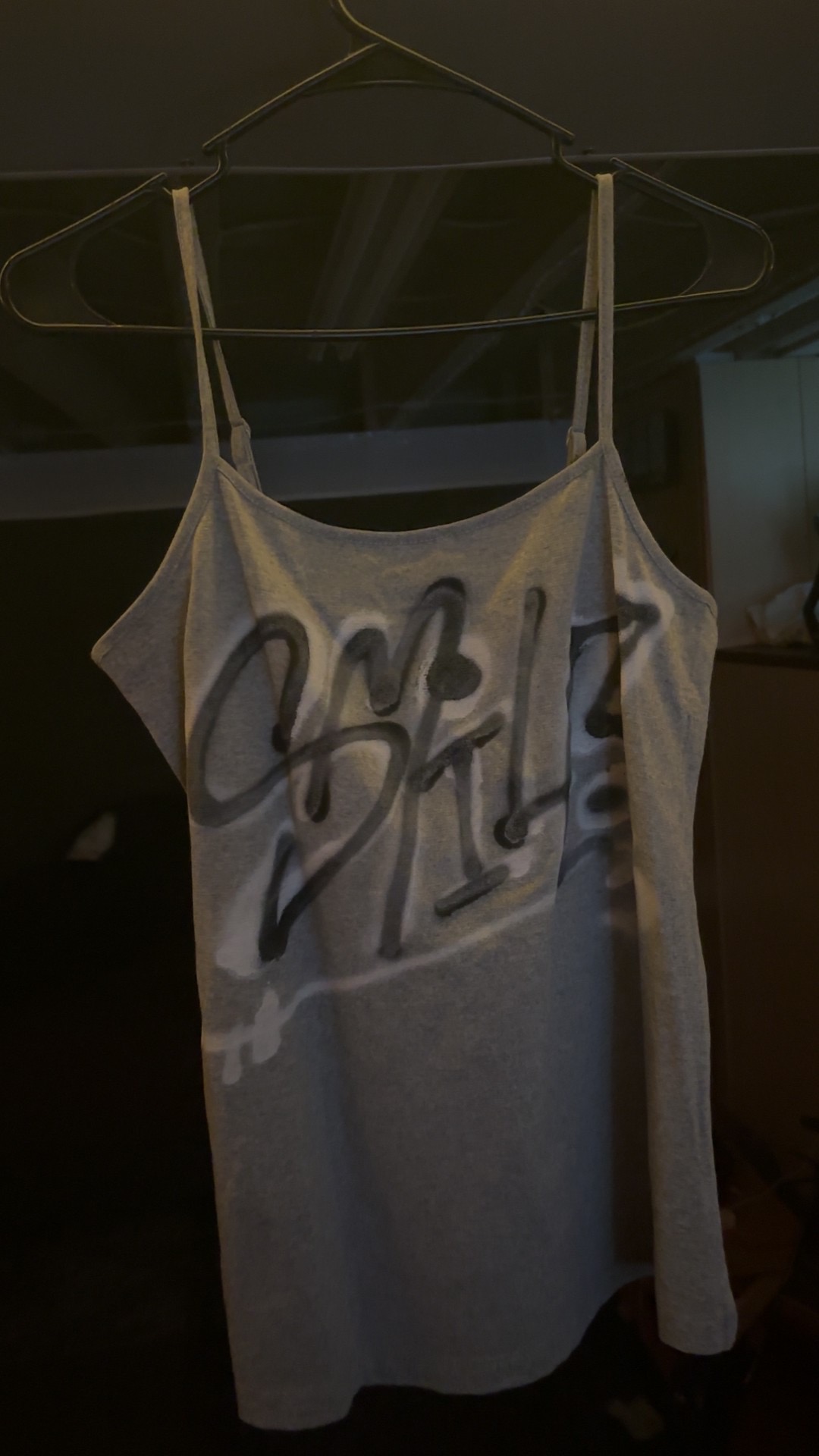 XL WOMENS gray tank top